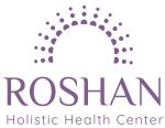 <span class="logo-line1">ROSHAN</span><span class="break"></span><span class="logo-line2">Holistic Health Center Hamburg</span>